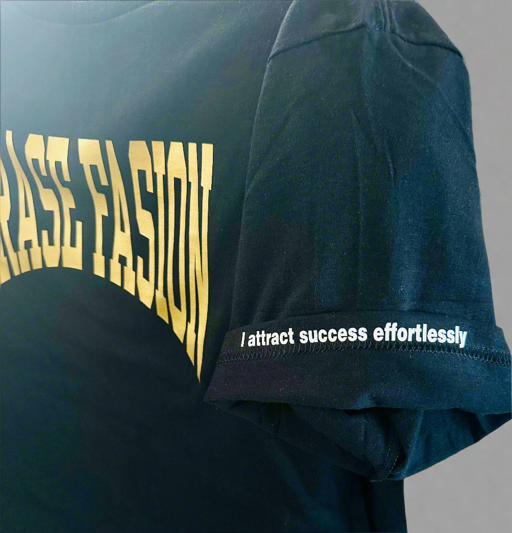 Premium Drop – Hidden Phrase T-Shirt (Black/Gold or Navy/Gold)